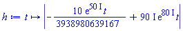 proc (t) options operator, arrow; abs(-(10/3938980639167)*exp(50*I)*t+(90*I)*exp(80*I)*t) end proc