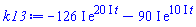 -(126*I)*exp((20*I)*t)-(90*I)*exp((10*I)*t)
