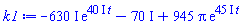 -(630*I)*exp((40*I)*t)-70*I+945*Pi*exp((45*I)*t)