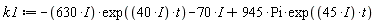 k1 := -(630*I)*exp((40*I)*t)-70*I+945*Pi*exp((45*I)*t)