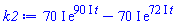 (70*I)*exp((90*I)*t)-(70*I)*exp((72*I)*t)