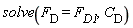 solve(F__D = F__D1, C__D)