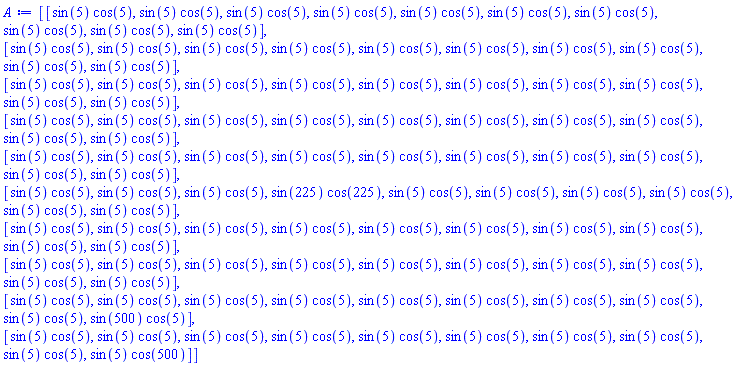 Matrix(%id = 18446745917154647086)