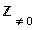`&Zopf;__&ne;0`