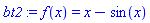 f(x) = x-sin(x)