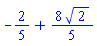 -2/5+(8/5)*2^(1/2)