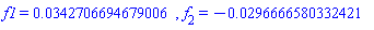 f1 = 0.342706694679006e-1, f[2] = -0.296666580332421e-1