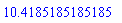 10.4185185185185
