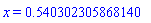 x = HFloat(0.5403023058681398)
