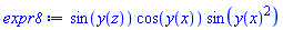 sin(y(z))*cos(y(x))*sin(y(x)^2)