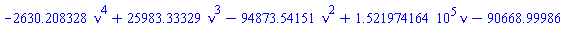 -2630.208328*nu^4+25983.33329*nu^3-94873.54151*nu^2+152197.4164*nu-90668.99986