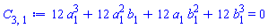 12*a[1]^3+12*a[1]^2*b[1]+12*a[1]*b[1]^2+12*b[1]^3 = 0