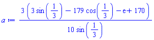 (3/10)*(3*sin(1/3)-179*cos(1/3)-exp(1)+170)/sin(1/3)