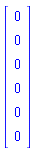 Vector(6, {(1) = 0, (2) = 0, (3) = 0, (4) = 0, (5) = 0, (6) = 0})