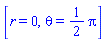 [r = 0, theta = (1/2)*Pi]