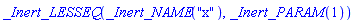 _Inert_LESSEQ(_Inert_NAME("x"), _Inert_PARAM(1))