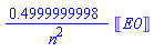 .4999999998*Units:-Unit(E0)/n^2