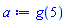 g(5)