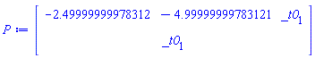Vector(2, {(1) = -2.499999999783121-4.999999997831213*_t0[1], (2) = _t0[1]})