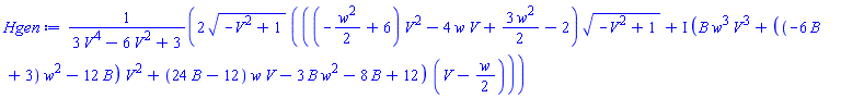 2*(-V^2+1)^(1/2)*(((-(1/2)*w^2+6)*V^2-4*w*V+(3/2)*w^2-2)*(-V^2+1)^(1/2)+I*(B*w^3*V^3+((-6*B+3)*w^2-12*B)*V^2+(24*B-12)*w*V-3*B*w^2-8*B+12)*(V-(1/2)*w))/(3*V^4-6*V^2+3)