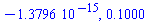 HFloat(-1.3796371452675278e-15), HFloat(0.9999999999999989)