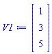 Vector(3, {(1) = 1, (2) = 3, (3) = 5})