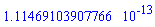 0.111469103907766e-12
