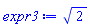 sqrt(2)