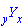 `#mscripts(mi("Y"),mrow(mi("x")),mrow(none()),mrow(none()),mrow(none()),mrow(mi("y")),mrow(none()))`