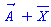 `#mover(mi("A"),mrow(mi("\`&rarr;\`")))`+`#mover(mi("X"),mrow(mi("\`&mdash;\`")))`
