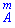 `#mover(mi("A"),mrow(mi("m")))`