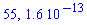 55, 0.16e-12