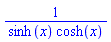 1/(sinh(x)*cosh(x))