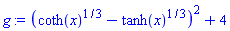 (coth(x)^(1/3)-tanh(x)^(1/3))^2+4