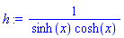 1/(sinh(x)*cosh(x))