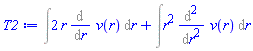 Int(2*r*(Diff(v(r), r)), r)+Int(r^2*(Diff(Diff(v(r), r), r)), r)