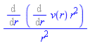 (Diff((Diff(v(r), r))*r^2, r))/r^2