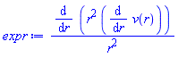 (diff(r^2*(diff(v(r), r)), r))/r^2