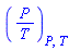 (P/T)[P, T]