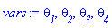vars := `#msub(mi("&theta;",fontstyle = "normal"),mi("1"))`, `#msub(mi("&theta;",fontstyle = "normal"),mi("2"))`, `#msub(mi("&theta;",fontstyle = "normal"),mi("3"))`, `#msub(mi("&theta;",fontstyle = "normal"),mi("4"))`