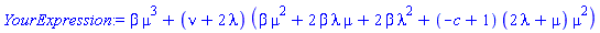 beta*mu^3+(nu+2*lambda)*(beta*mu^2+2*beta*lambda*mu+2*beta*lambda^2+(-c+1)*(2*lambda+mu)*mu^2)
