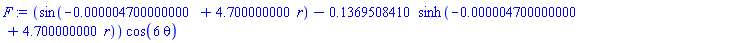 (sin(-0.4700000000e-5+4.700000000*r)-.1369508410*sinh(-0.4700000000e-5+4.700000000*r))*cos(6*theta)