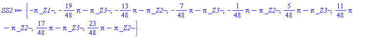 {-Pi*_Z1, -(19/48)*Pi-Pi*_Z3, -(13/48)*Pi-Pi*_Z2, -(7/48)*Pi-Pi*_Z3, -(1/48)*Pi-Pi*_Z2, (5/48)*Pi-Pi*_Z3, (11/48)*Pi-Pi*_Z2, (17/48)*Pi-Pi*_Z3, (23/48)*Pi-Pi*_Z2}