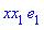 xx[1]*e[1]
