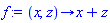 proc (x, z) options operator, arrow; x+z end proc