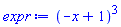 (-x+1)^3