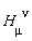 H[mu, `~nu`]