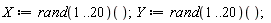 X := (rand(1 .. 20))();