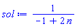 1/(-1+2*n)