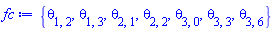 {theta[1, 2], theta[1, 3], theta[2, 1], theta[2, 2], theta[3, 0], theta[3, 3], theta[3, 6]}